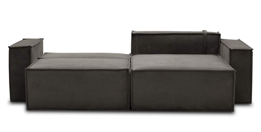 Угловой диван Тейлор Тауп велюр