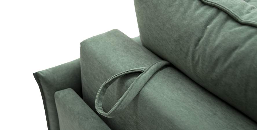 Угловой диван Палермо оливковый велюр