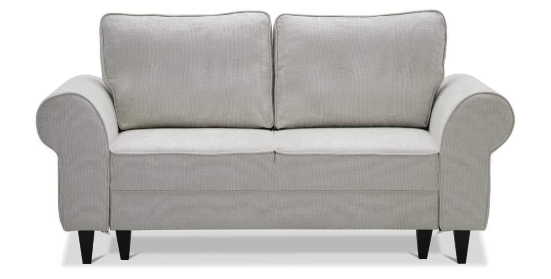 Прямой мини диван Гизела 120 Жемчужный шенилл 