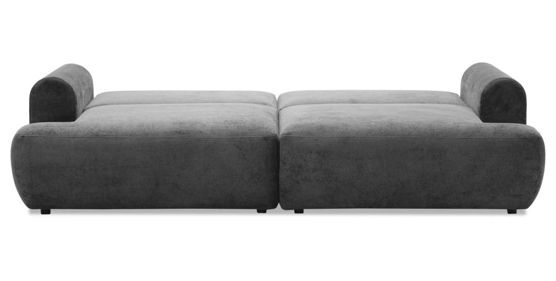 Прямой диван Кьянти Графитовый велюр 