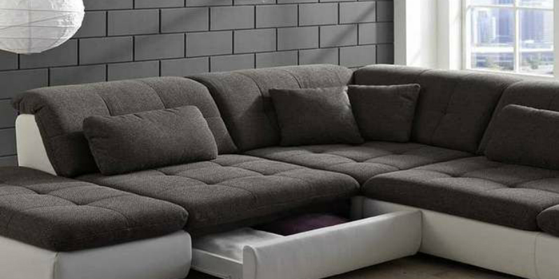Модульный диван со спальным местом для гостиной