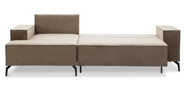 Угловой диван левый Раушен Светло-коричневый велюр Угловой диван левый Раушен Светло-коричневый велюр